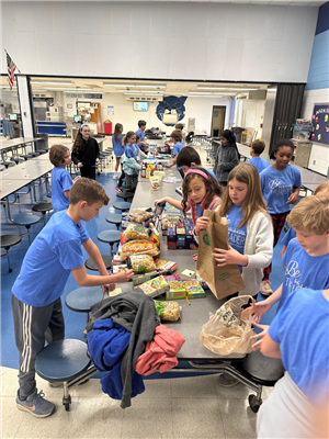 Cornelius Elementary's Food Drive